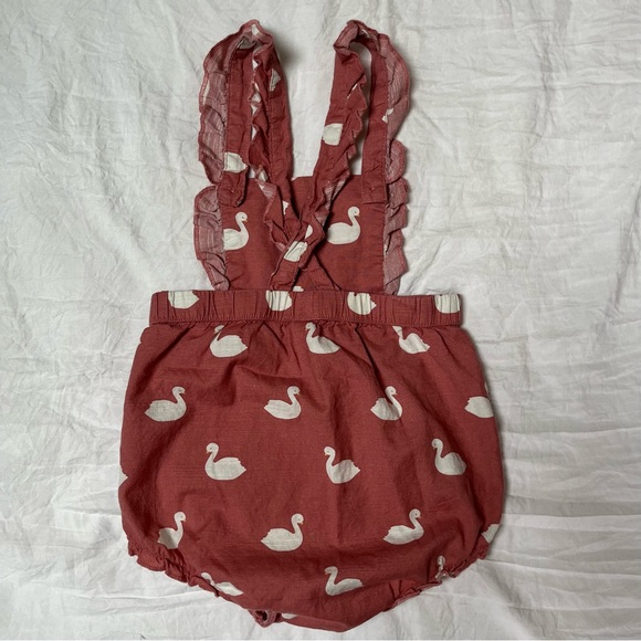 H&M Ruffle Swan Overall Shorts - Picture 4 of 5